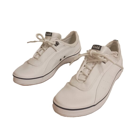 Keds Shoes - Keds Women’s White Leather Minimalist Classic Comfort Sneakers Size 6.5 EUC
